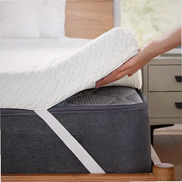 3-Inch Mattress Topper Queen, Foam Mattress Topper, Removable Mattress Cover,...
