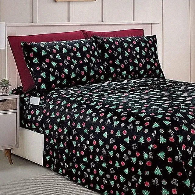 6pcs Microfiber Wrinkle and Fade Resistant Bedding Set Twin Machine Wash