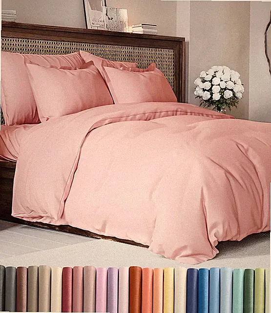 Duvet Cover Queen Size Set -Extra Soft Queen Duvet Cover 90" x 90" with 2 Pillow