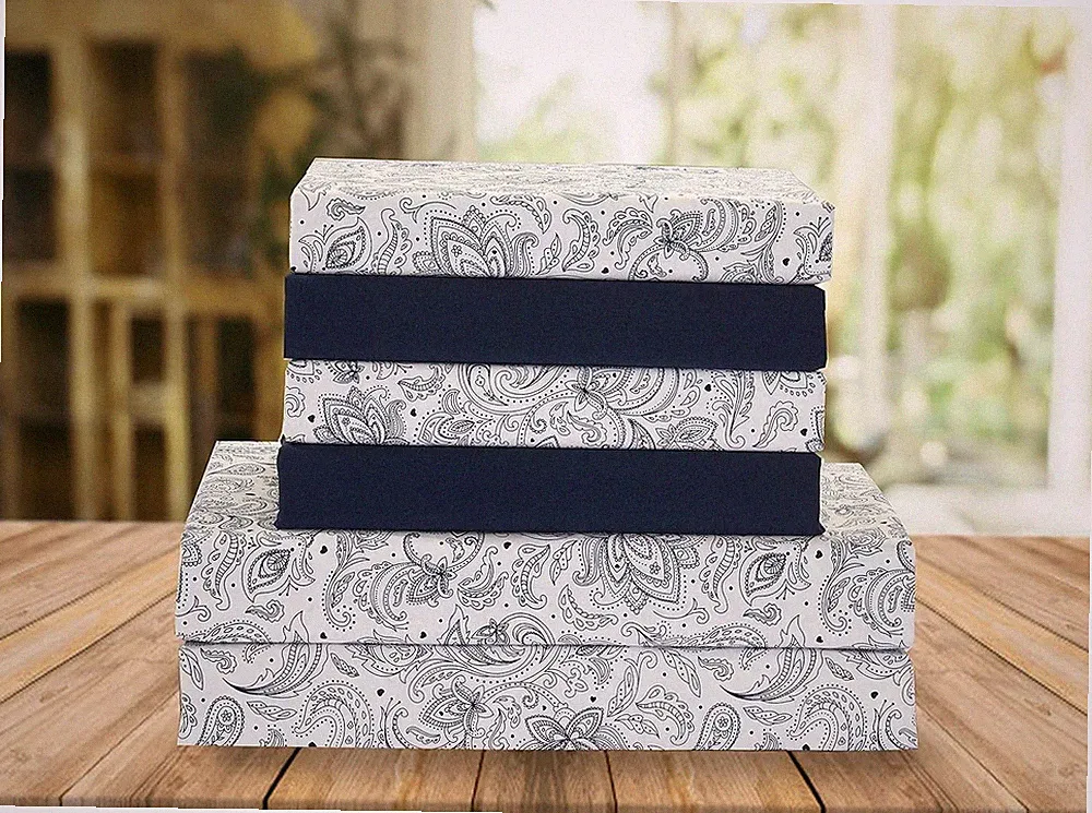 Elegant Comfort Luxury Soft Bed Sheets Paisley Pattern - 1500 Premium Hotel Qual