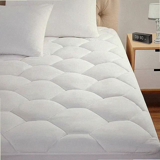 King Mattress Pad, 8-21" Deep Pocket Protector Ultra Soft Quilted Fitted Topper