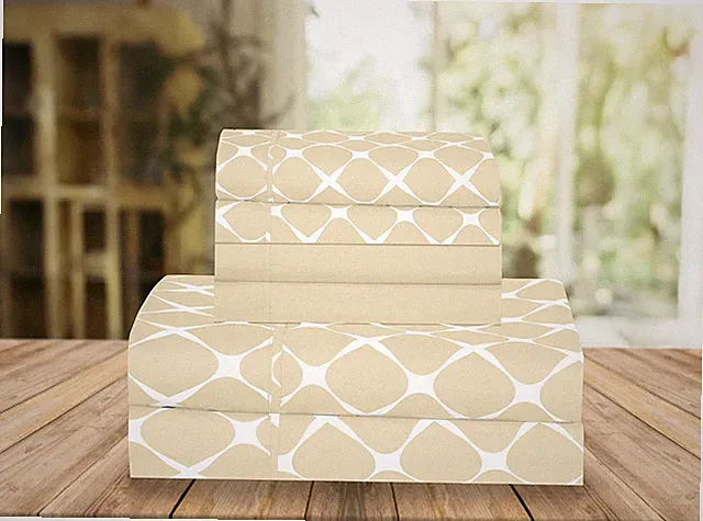 Luxury Soft Bed Sheets Bloomingdale Pattern 1500 Premium Hotel Quality