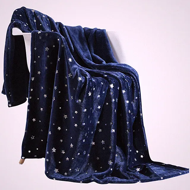 NANPIPER Throw Blanket, Ultra Soft Thick Microplush Bed Blanket, All Season