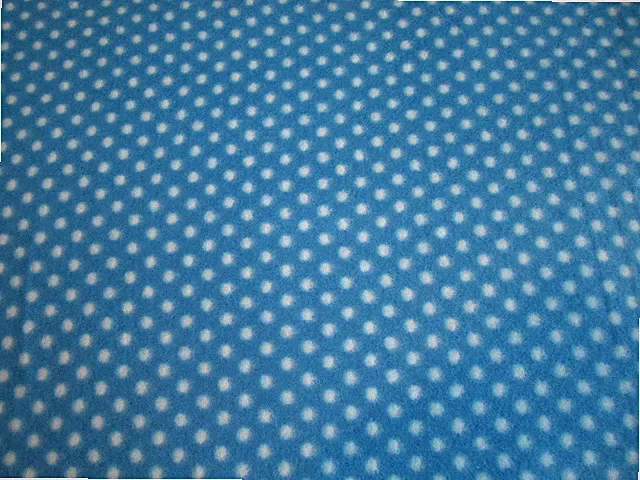 NEW WORLDS BEST TRAVEL FLEECE BLANKET MINIDOTTRQ BLUE 50" X 60" ~GREAT GIFT~