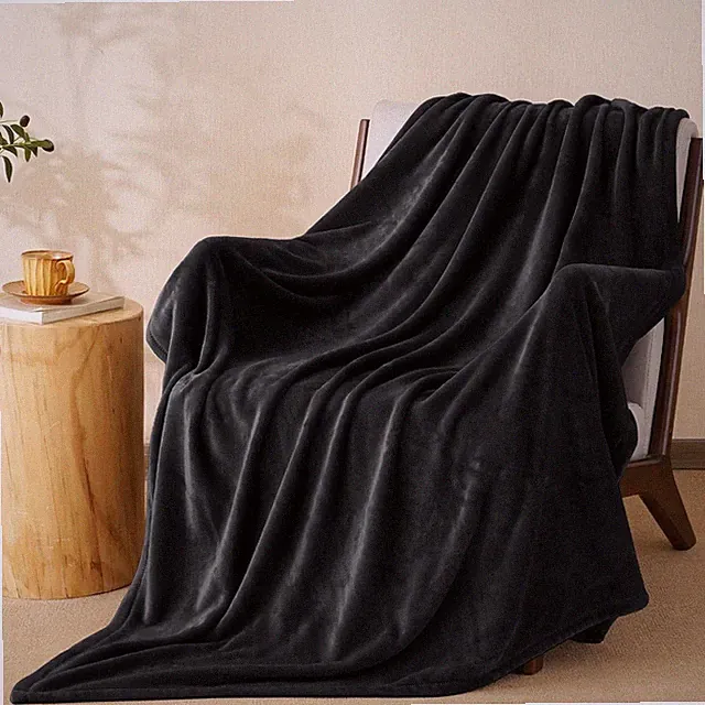 PHF Ultra Soft Fleece Throw Blanket, No Shed No Pilling Luxury Plush Cozy 300GSM